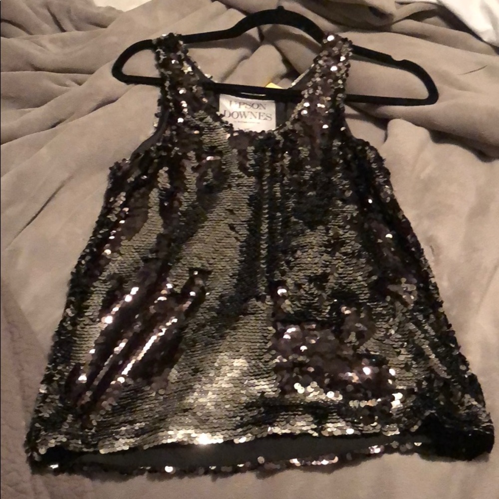 Reversible Sequin Shirt